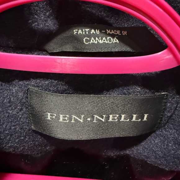 Fen Nelli Women’s Wool Blend Long Coat – Size 7–8 (Made in Canada) - Picture 3 of 8